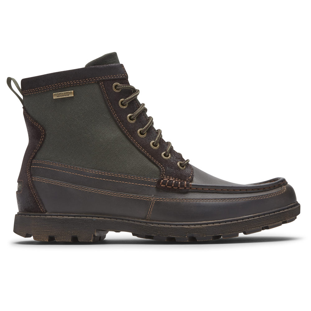 Rockport Støvler Herre Mørke Brune - Storm Surge Høye Moc Waterproof - UIZW24193